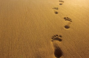 footsteps